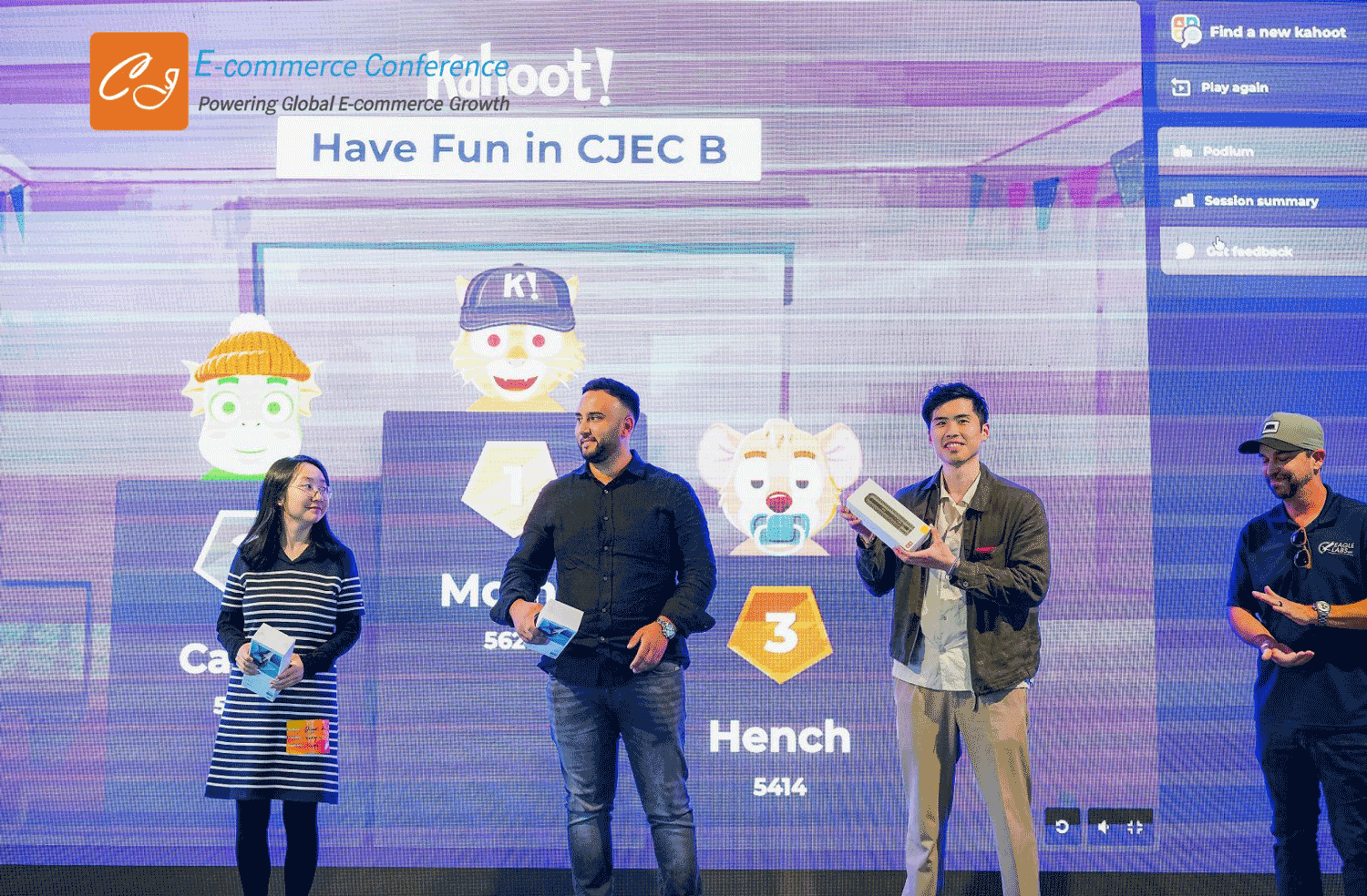 CJEC speakers sharing ecommerce insights